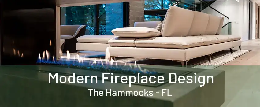 Modern Fireplace Design The Hammocks - FL